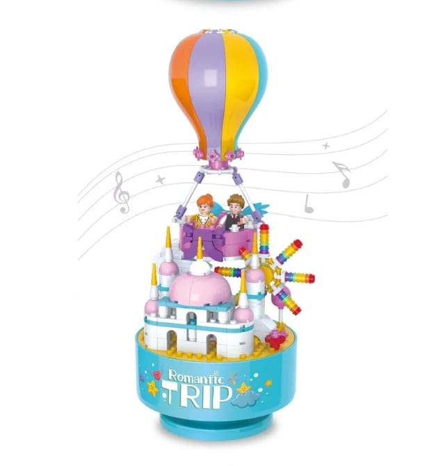GLOBO DE BLOQUES ARMABLE MUSICAL