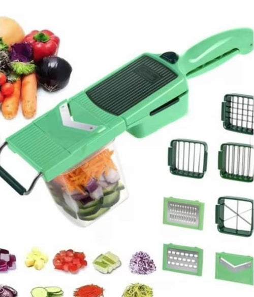 Rallador Picador De Verduras 8 en 1