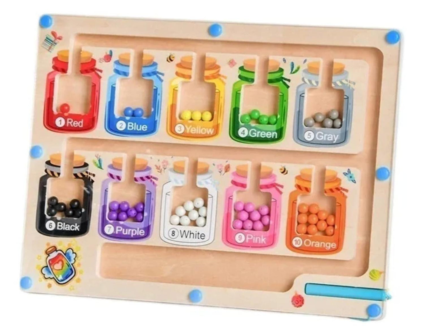 Juego Magnetico Para Contar Y Saber Los Colores