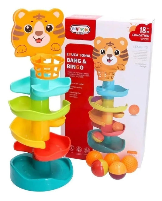 Juego Didactico Tobogan De Pelotas Para Bebes