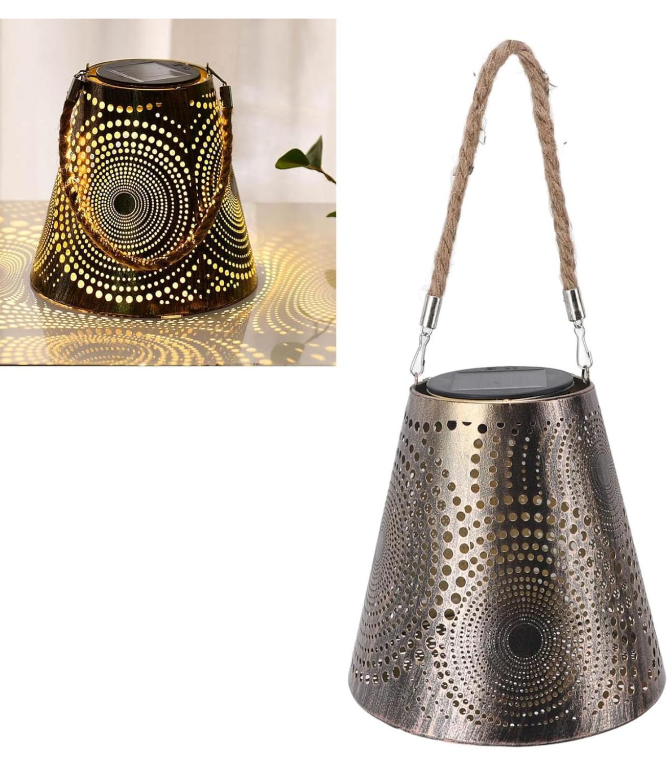 Lampara Solar Colgante Para Exterior