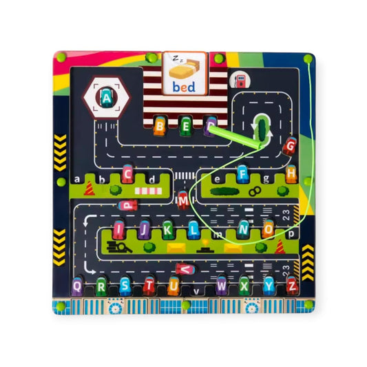 Juego Laberinto Magnetico Del Alfabeto Para Niños