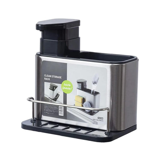 Dispensador De Jabón Y Organizador Para Cocina