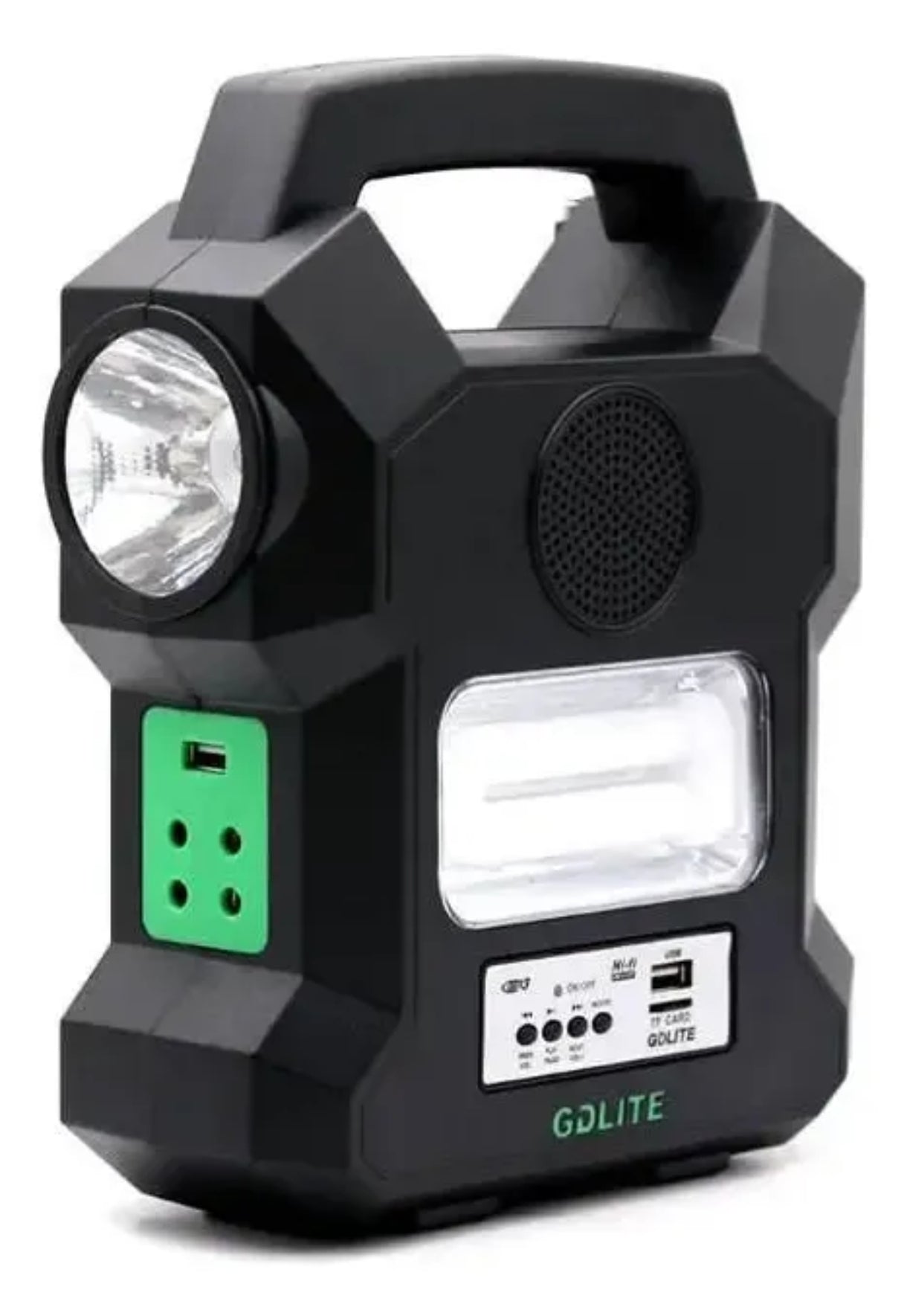 Kit Solar De Emergencia + Radio + Linterna + 3 Ampolletas + USB