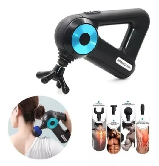 Masajeador Muscular Recargable 12 Cabezales