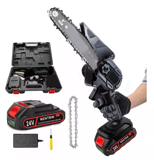 Mini Motosierra Electrica + 2 Baterias De 48V Recargable