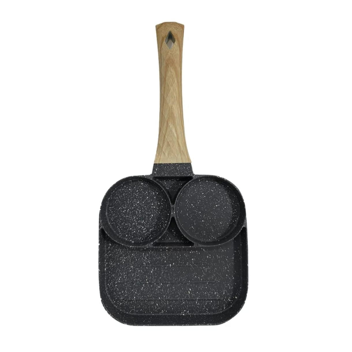 Sartén Antiadherente Con 3 Divisiones