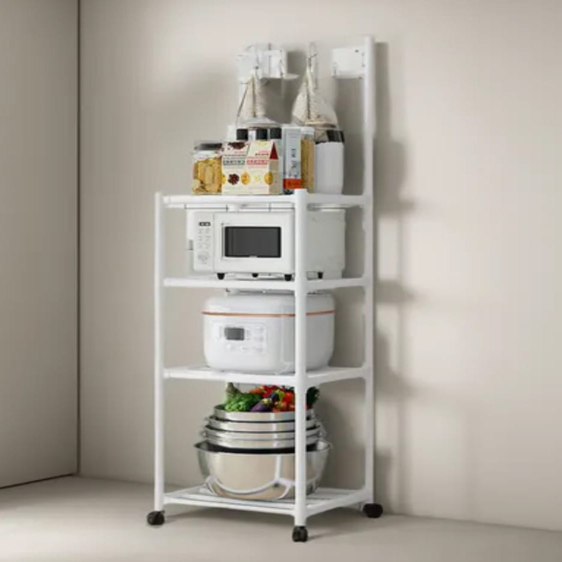 Estante Organizador Para Cocina Multifuncional Blanco