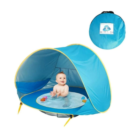 Carpa Con Piscina De Exterior Para Bebes Azul