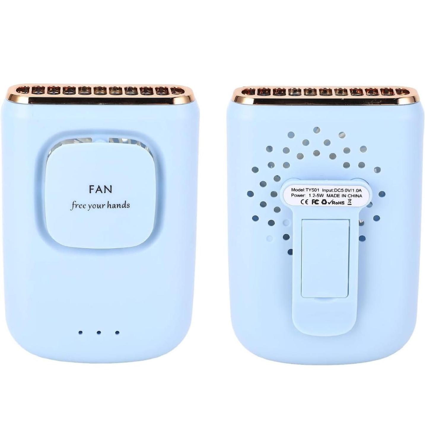 Ventilador De Cuello Colgante Portátil Recargable