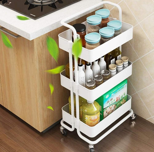 Organizador Con Ruedas Multifuncional Blanco