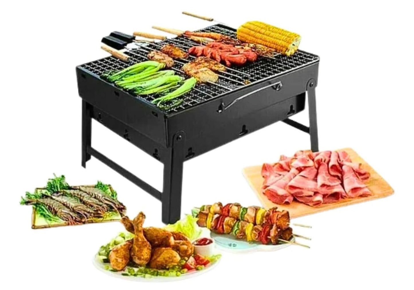 Parrilla Portátil Plegable Para Asados