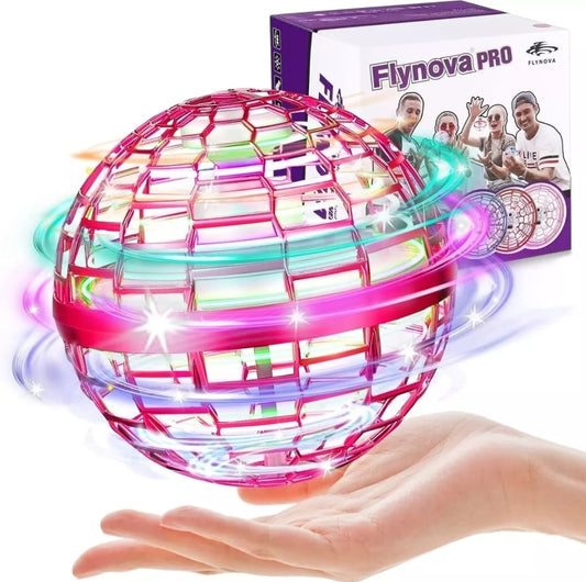 Pelota Voladora con luz led spinner flying
