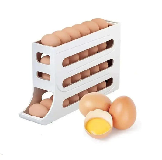Organizador De Huevo 4 Niveles Corredizo
