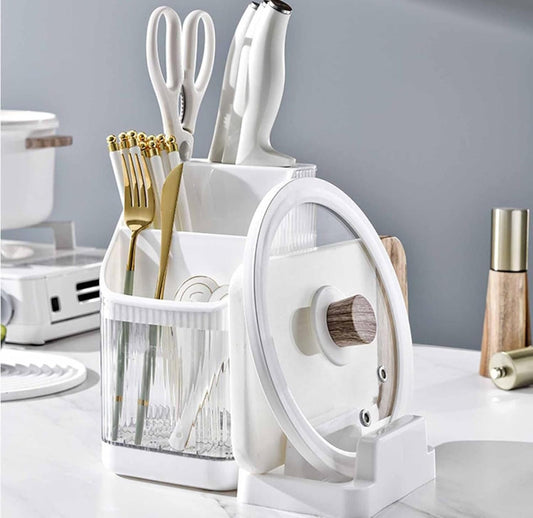 Organizador Escurridor De Cubiertos Y Tapas