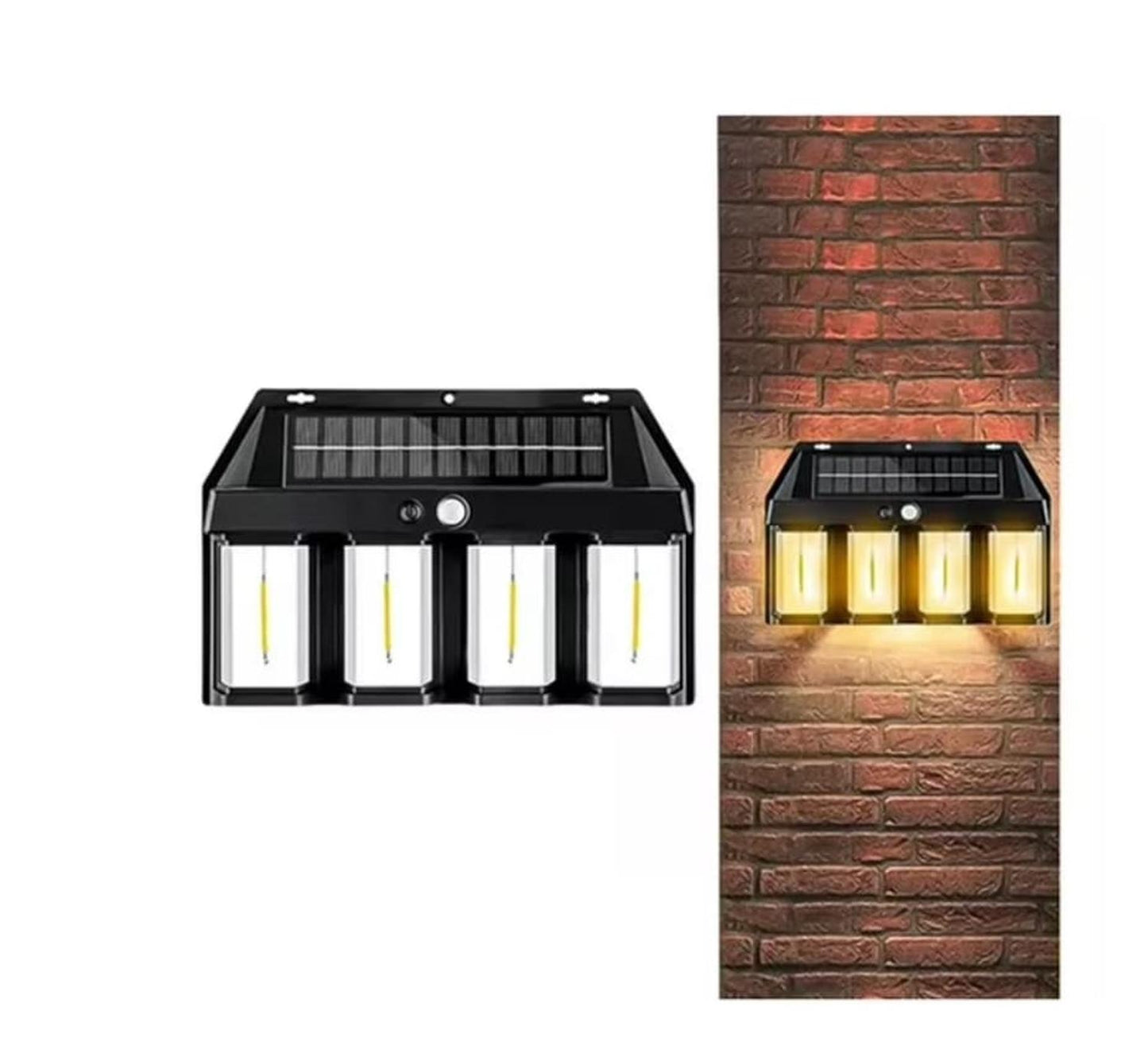 Farol Solar Led Con 4 Ampolletas