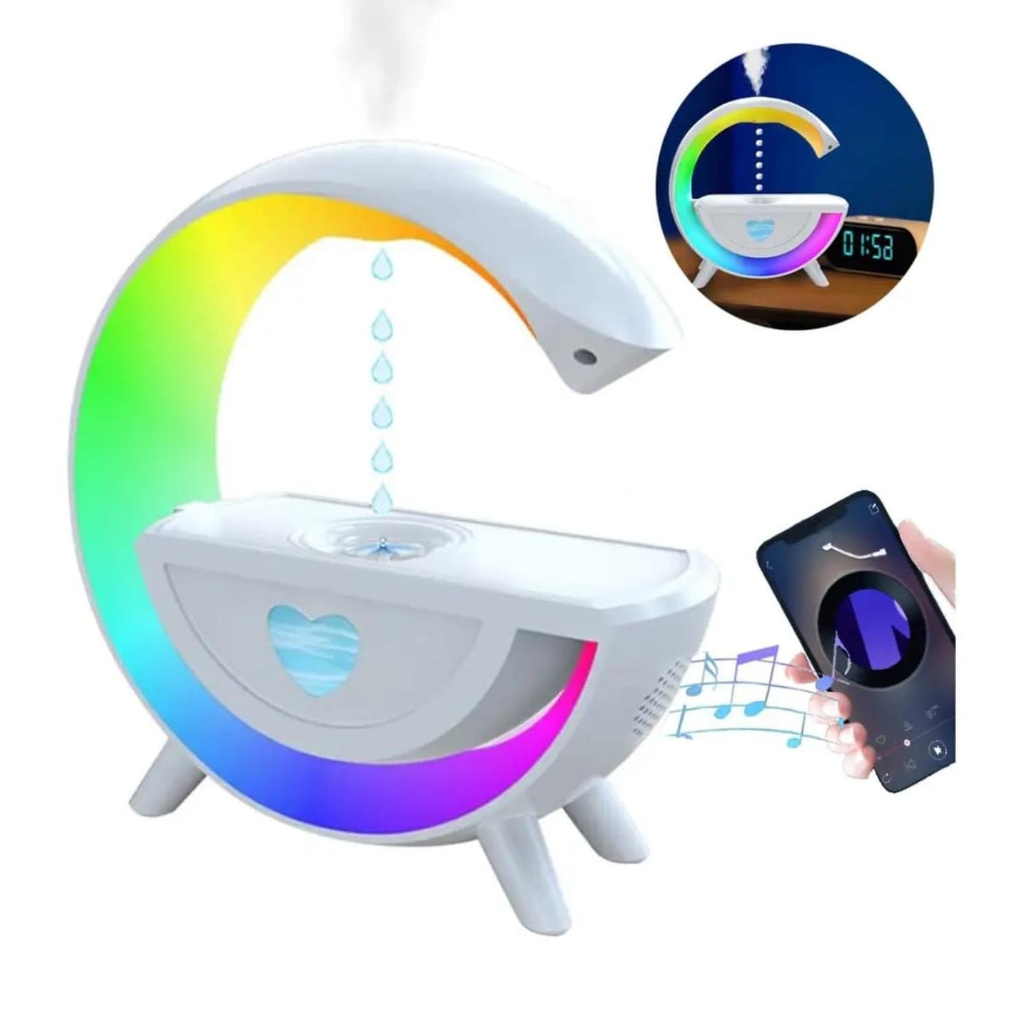 humificador Difusor De Aceites Antigravedad gotas de agua