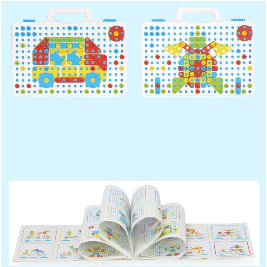 Maleta Interactiva De Herramientas Para Niños 193 Piezas