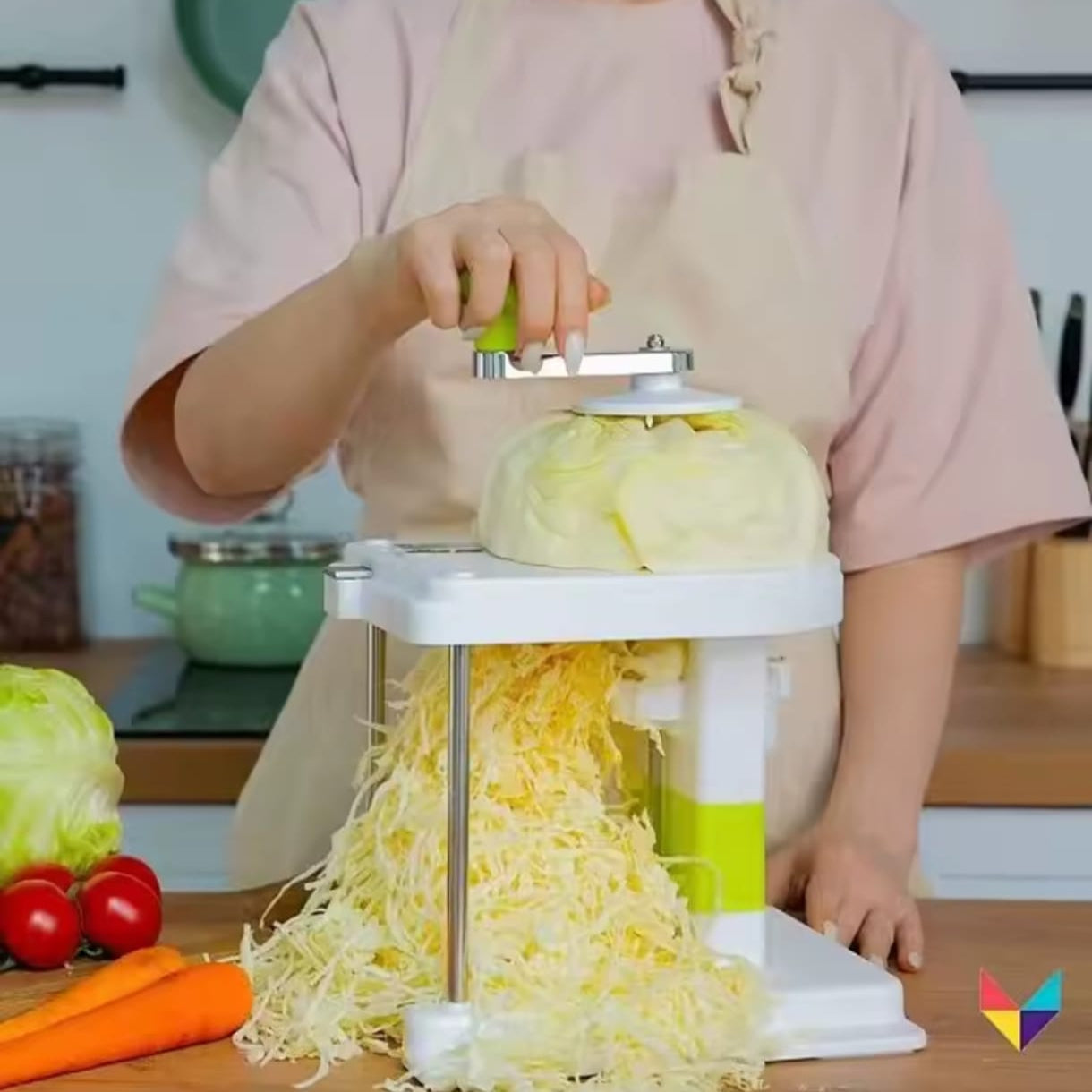 Rallador De Repollo Manual Maquina Cortadora