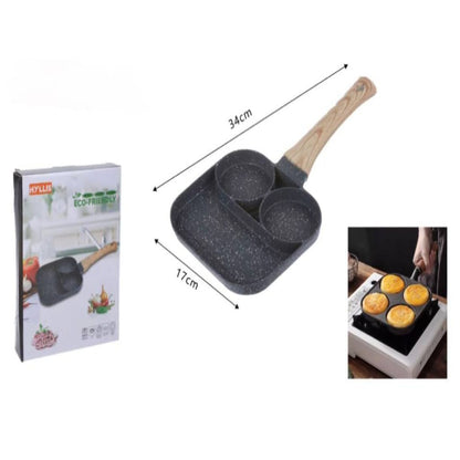 Sartén Antiadherente Con 3 Divisiones