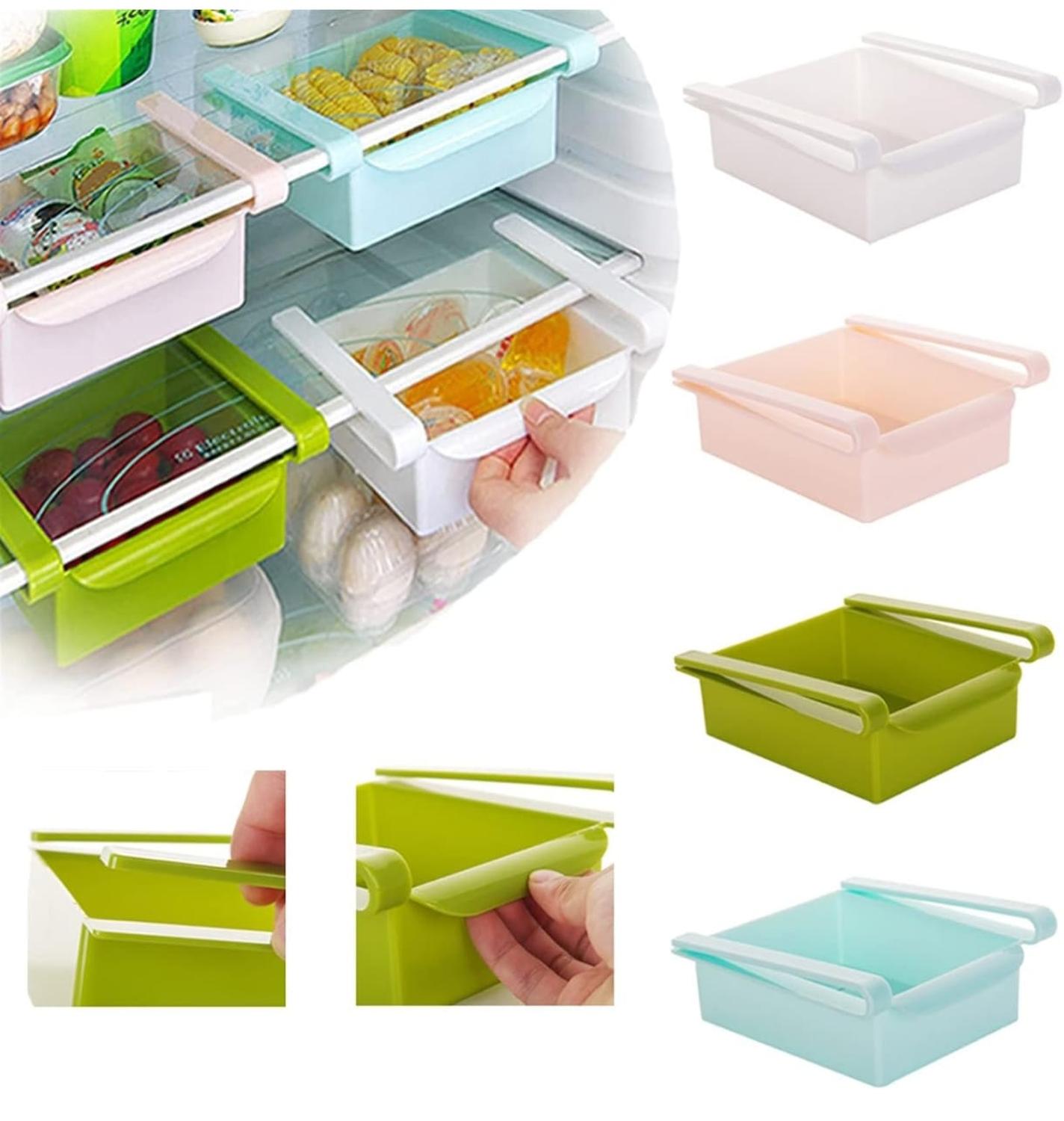 Pack De 4 Bandejas Organizadoras Para Refrigerador