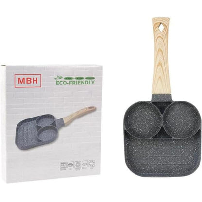 Sartén Antiadherente Con 3 Divisiones