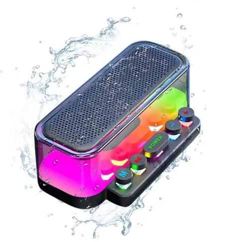 Parlante Bluetooht RGB Portatil Recargable Diseño Piano