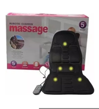 Asiento Masajeador Con Calor Respaldo Y Lumbar Auto Y Oficina